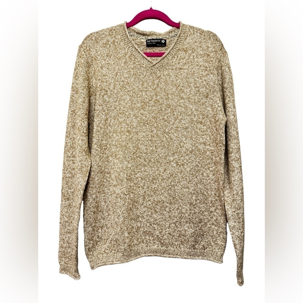 Retrofit V Neck Sweater Size Medium